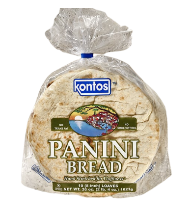 Kontos Panini Bread 8in