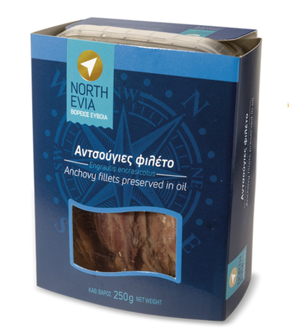 North Evia Anchovy Fillets 250g