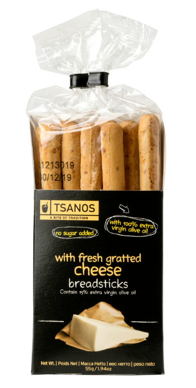 Tsanos Breadsticks w/ Grated Cheese