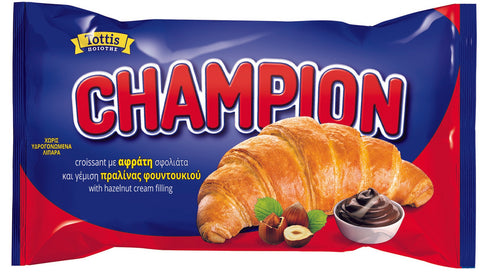 CROISSANT CHAMPION WITH DOUBLE COCOA CREAM FILLING